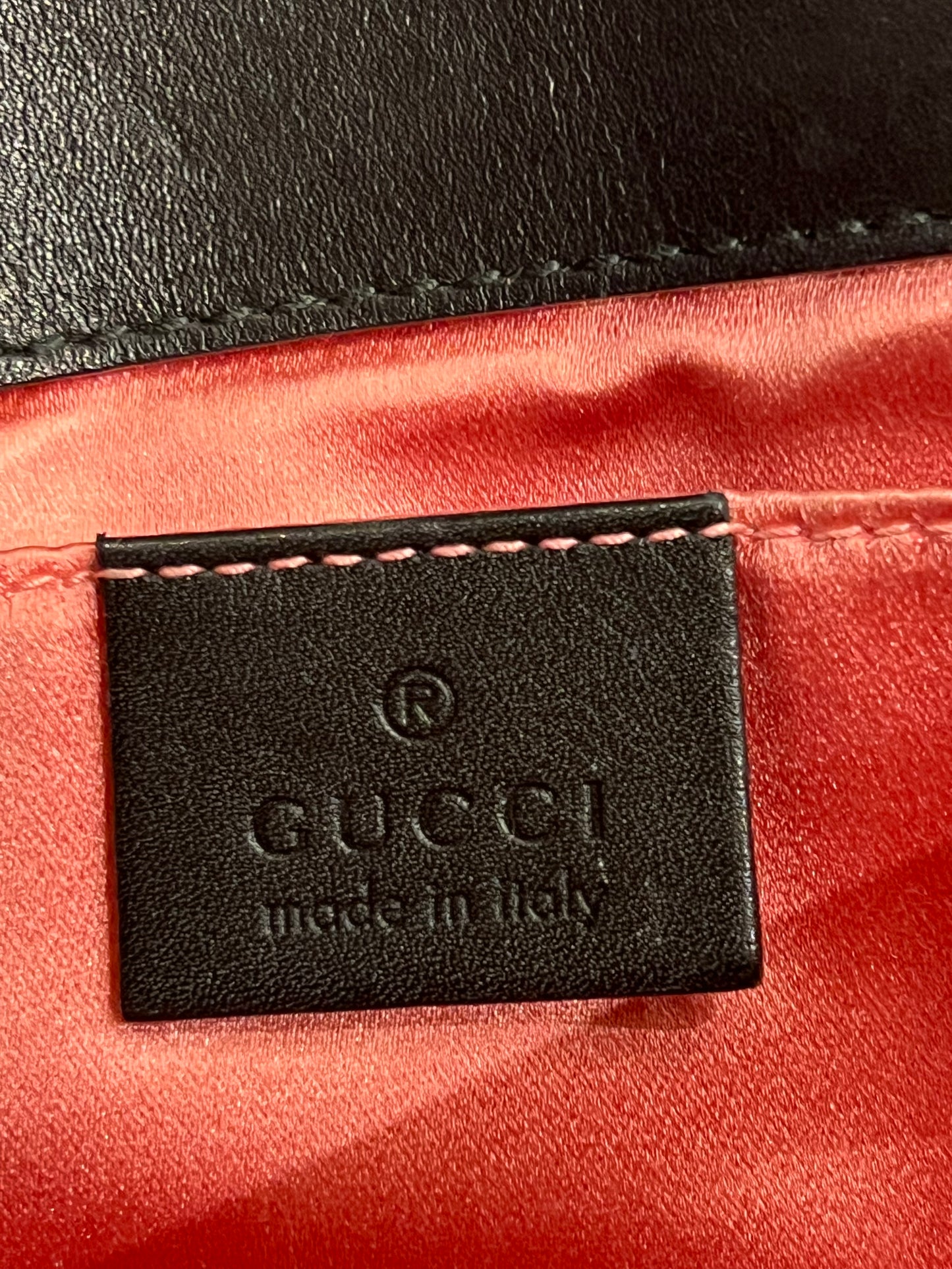 Gucci Marmont black velvet