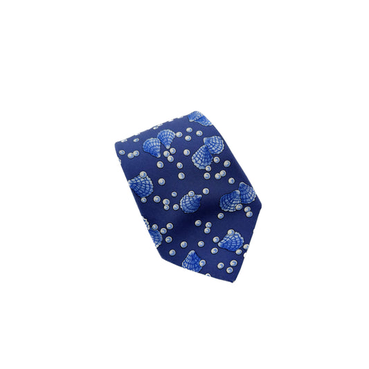 Hermès vintage tie conchiglie 7495IA