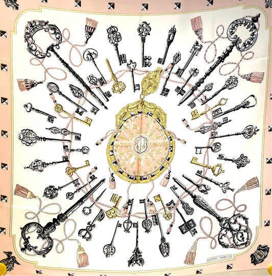 Carrè  Hermès Le Cles