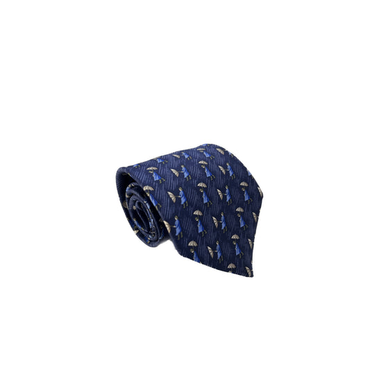 Hermès vintage tie umbrella 7808FA